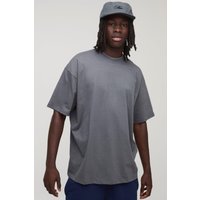 Basic Oversize T-Shirt - Grau - M, Grau von boohooman