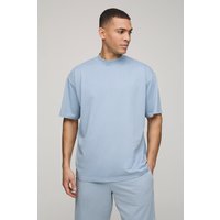Basic Oversize T-Shirt - powder blue - L, powder blue Basic Oversize T-Shirt - powder blue - L, powder blue von boohooman
