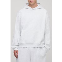 Basic Oversized Boxy Hoodie - Grau - L, Grau von boohooman