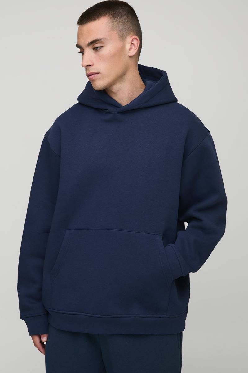 Basic Hoodie - Blau - XS, Blau Basic Hoodie - Blau - XS, Blau von boohooman