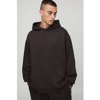 Basic Hoodie - Braun - L, Braun von boohooman