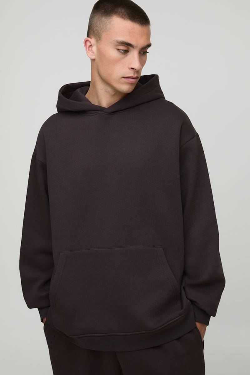 Basic Hoodie - Braun - XS, Braun Basic Hoodie - Braun - XS, Braun von boohooman