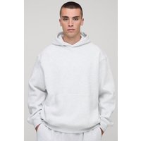 Basic Oversized Over the Head Hoodie - Grau - XS, Grau von boohooman