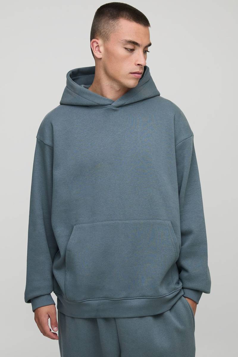 Basic Hoodie - Grau - XS, Grau Basic Hoodie - Grau - XS, Grau von boohooman