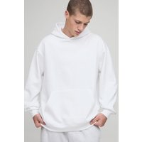 Basic Hoodie - Weiß - XL, Weiß von boohooman