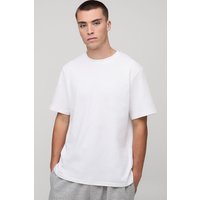 Basic Regular Fit Crew Neck T-Shirt - Weiß - XS, Weiß von boohooman