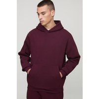 Basic Hoodie - Burgund - XS, Burgund von boohooman