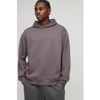 Basic Hoodie - Lila - XS, Lila von boohooman