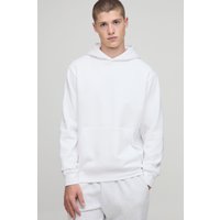 Basic Hoodie - Weiß - XL, Weiß von boohooman