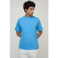Basic Rundhals T-Shirt - Grau - L, Grau von boohooman