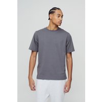 Basic Rundhals T-Shirt - Grau - XS, Grau Basic Rundhals T-Shirt - Grau - XS, Grau von boohooman