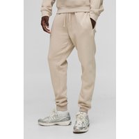 Basic Slim-Fit Jogginghose - Grau - L, Grau von boohooman