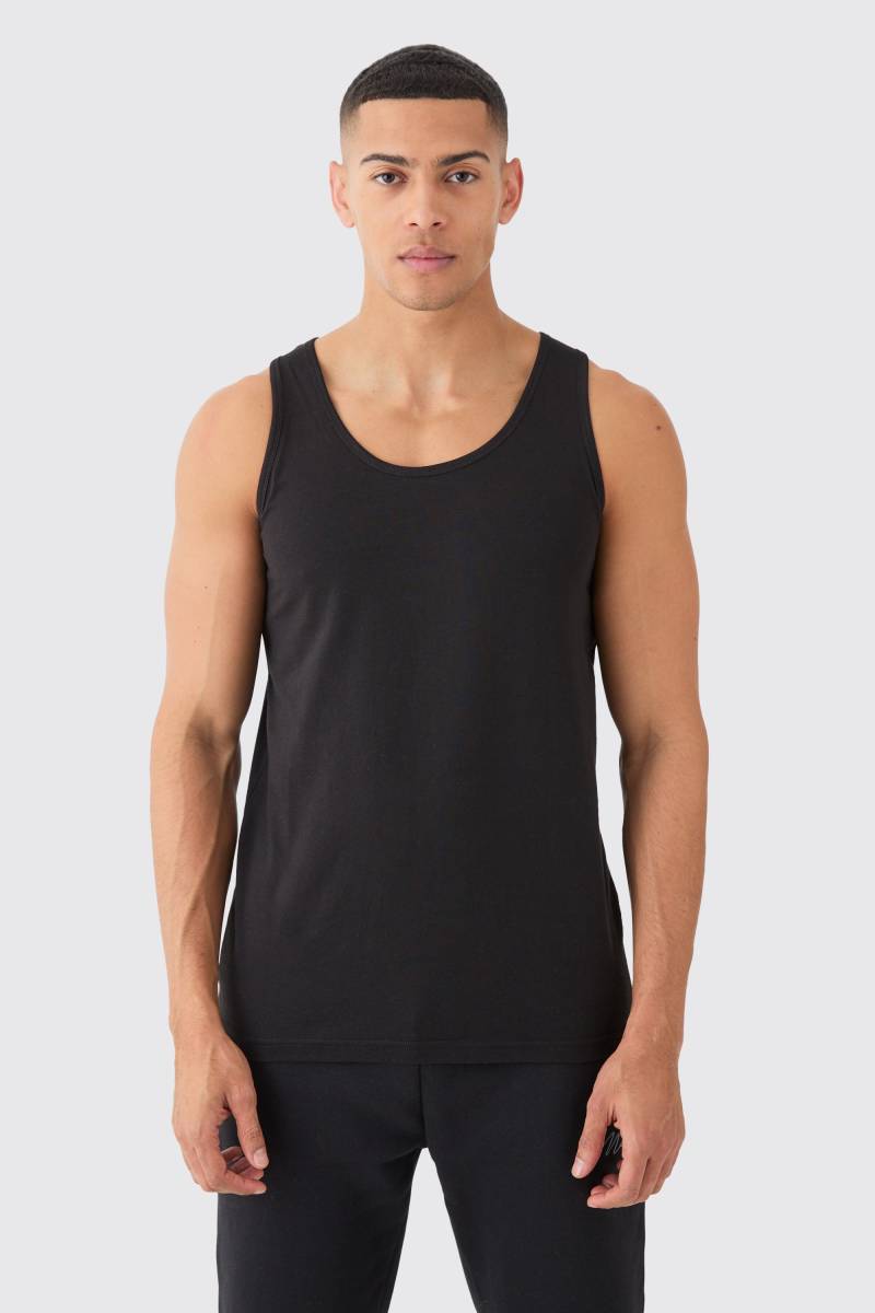 Basic vesttop - Schwarz - XS, Schwarz von boohooman