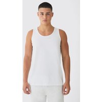 Basic vesttop - Weiß - XS, Weiß Basic vesttop - Weiß - XS, Weiß von boohooman