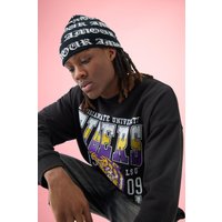 Beanie mit Gothic Slogan - Schwarz - ONE SIZE, Schwarz von boohooman