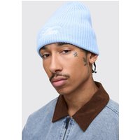 Beanie mit MAN-Stickerei - Blau - ONE SIZE, Blau von boohooman