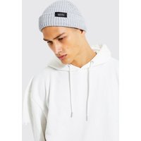 Beanie mit Man-Etikett von boohooman