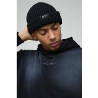 Beanie mit Man-Etikett von boohooman