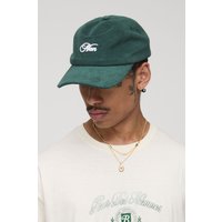 Bestickte Man Frottee-Kappe - Grün - ONE SIZE, Grün von boohooman