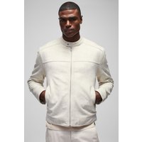 Bikerjacke aus Wildleder-Imitat von boohooman