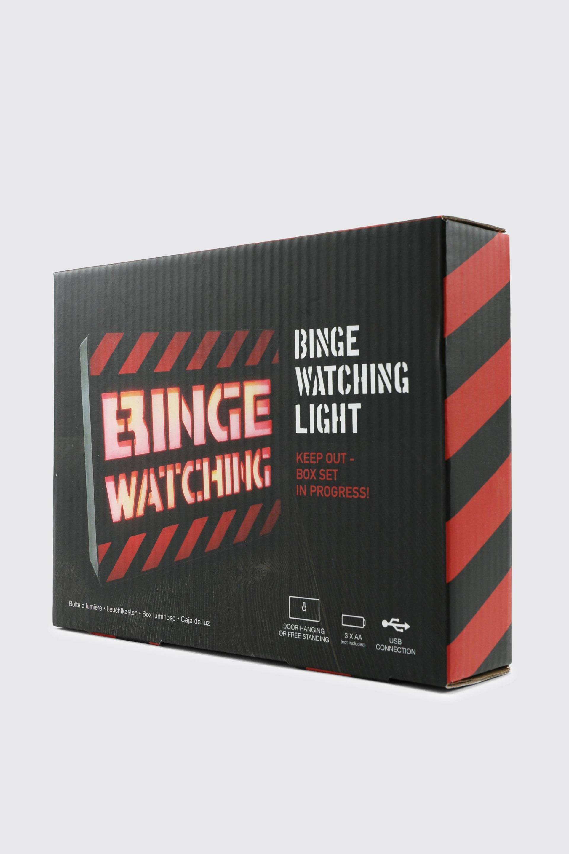 Binge Watching A5 Lightbox - Transparent - ONE SIZE, Transparent von boohooman
