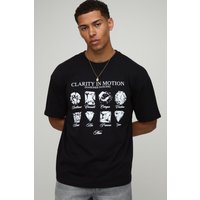 Schwarzes Oversize T-Shirt - XS, Schwarz Schwarzes Oversize T-Shirt - XS, Schwarz von boohooman