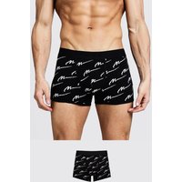 Boxershorts mit MAN-Schriftzug von boohooman