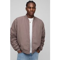 Bestickte Ma1 Bomberjacke - Malve - XS, Malve Bestickte Ma1 Bomberjacke - Malve - XS, Malve von boohooman