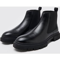 Chelsea-Stiefel - Schwarz - 43, Schwarz von boohooman