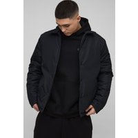 Coach-Jacke aus Nylon - Schwarz - XS, Schwarz Coach-Jacke aus Nylon - Schwarz - XS, Schwarz von boohooman