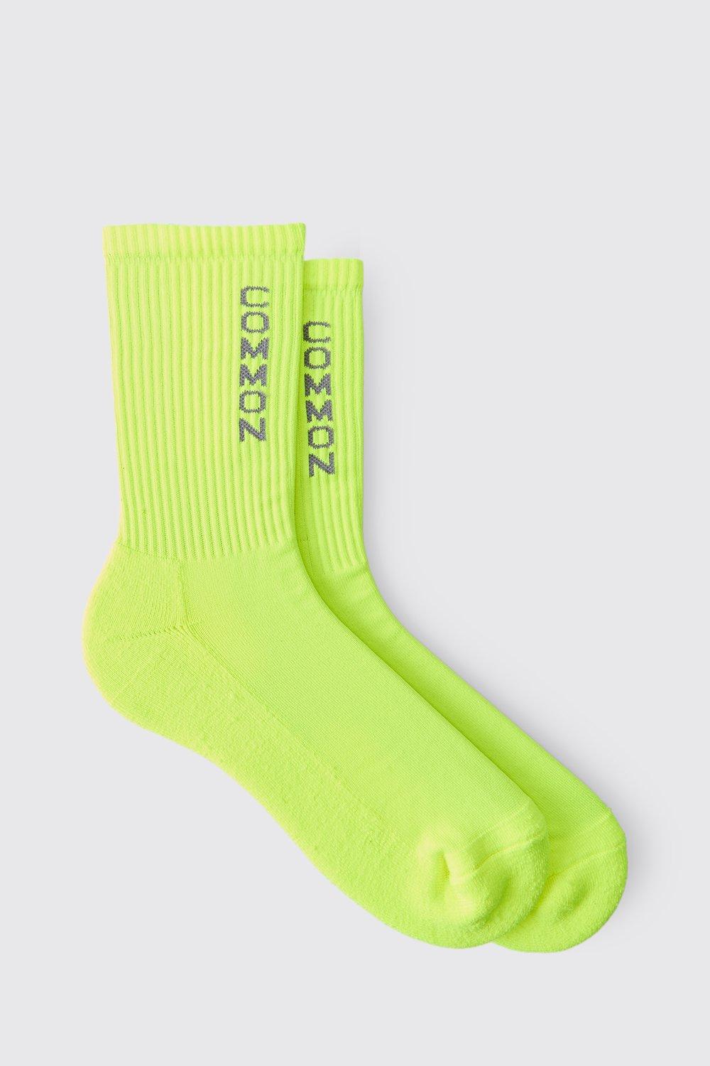 Reflektierende Socken - Gelb - 5-8, Gelb Reflektierende Socken - Gelb - 5-8, Gelb von boohooman