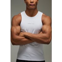Man Active Mesh Performance vesttop - Weiß - XS, Weiß von boohooman