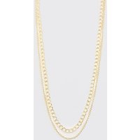 Doppelte Halskette von boohooman