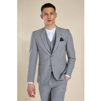 Einreihige graue Skinny Anzugjacke - 34, Grau Einreihige graue Skinny Anzugjacke - 34, Grau von boohooman