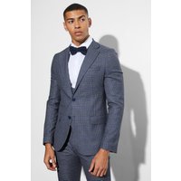 Einreihige karierte Anzugjacke Einreihige karierte Anzugjacke von boohooman