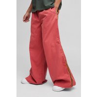 Extrem lockere Twill-Hose mit elastischem Bund - Braun - XS, Braun Extrem lockere Twill-Hose mit elastischem Bund - Braun - XS, Braun von boohooman