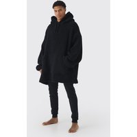 Extremer Oversize Fleece-Hoodie von boohooman