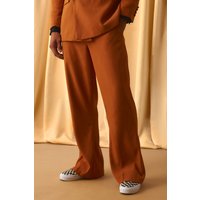 Anzughose mit Schlaghose - Beige - 30, Beige von boohooman