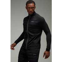 Gesteppte Man Active Trainingsjacke von boohooman