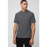 Gestreiftes T-Shirt - Schwarz - M, Schwarz Gestreiftes T-Shirt - Schwarz - M, Schwarz von boohooman