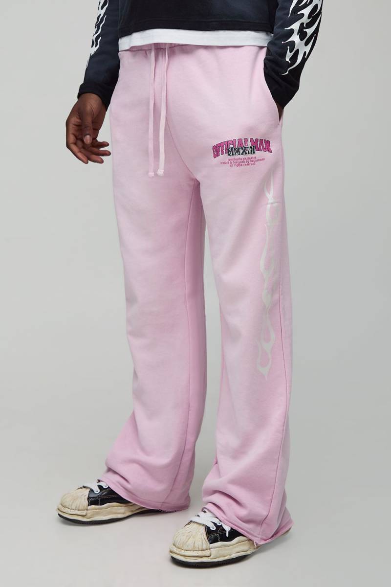 Glitzer-Jogginghose - Rosa - XS, Rosa von boohooman