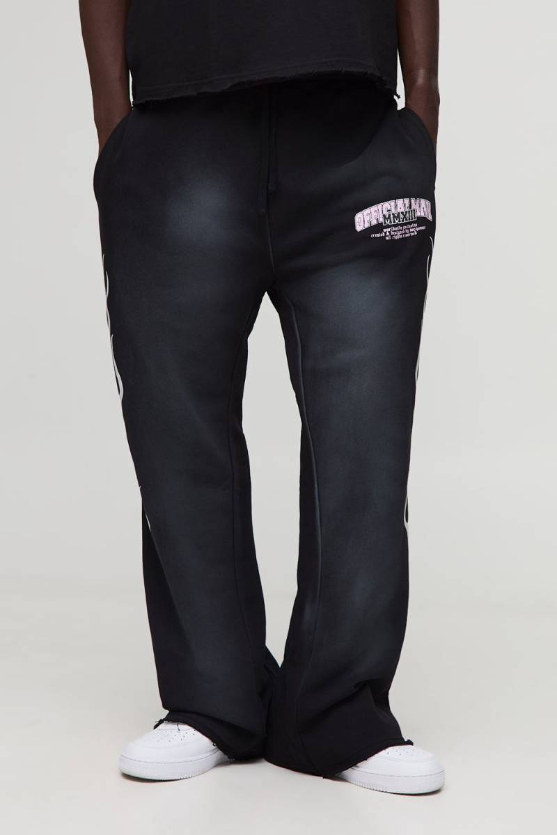 Glitzer-Jogginghose - Schwarz - XS, Schwarz Glitzer-Jogginghose - Schwarz - XS, Schwarz von boohooman