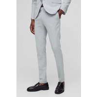 Graue Super Skinny Anzughose - 30, Grau von boohooman