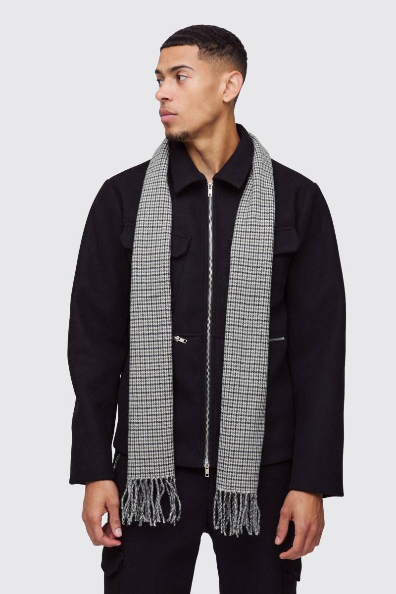 Hahnentritt-Schal von boohooman