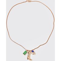 Halskette mit Cowboy Stiefel-Anhänger von boohooman