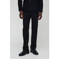 Hose mit geradem Bein - Schwarz - 34, Schwarz von boohooman