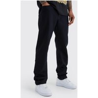 Jeans mit geradem Bein - Schwarz - 28S, Schwarz von boohooman