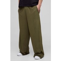 Jogginghose mit extrem weitem Bein und rohem Saum von boohooman