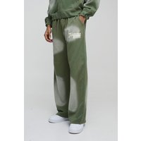 Jogginghose mit weitem Bein und Homme-Print von boohooman