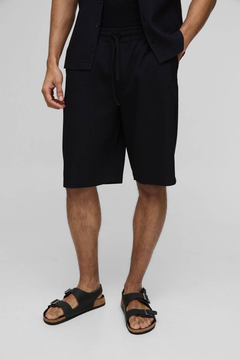 Jorts mit elastischem Bund - Schwarz - XS, Schwarz Jorts mit elastischem Bund - Schwarz - XS, Schwarz von boohooman